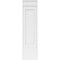 Ekena Millwork Flat Panel PVC Pilaster w/Decorative Capital & Base, 12W x 48H x 2P, PR PILP12X048FP02-2 - alternate 6